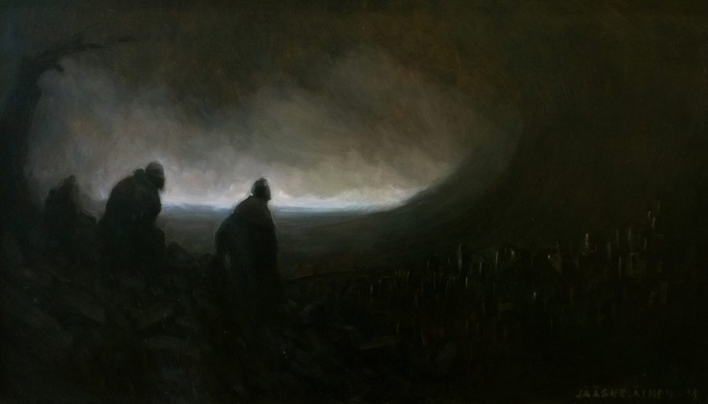 Narrative Painting - Janne Jääskeläinen, The Arrival, 2013