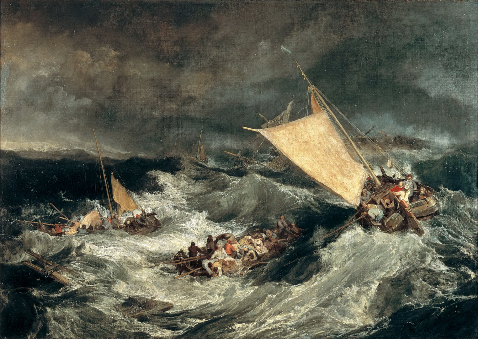 turner painting shipwreck
