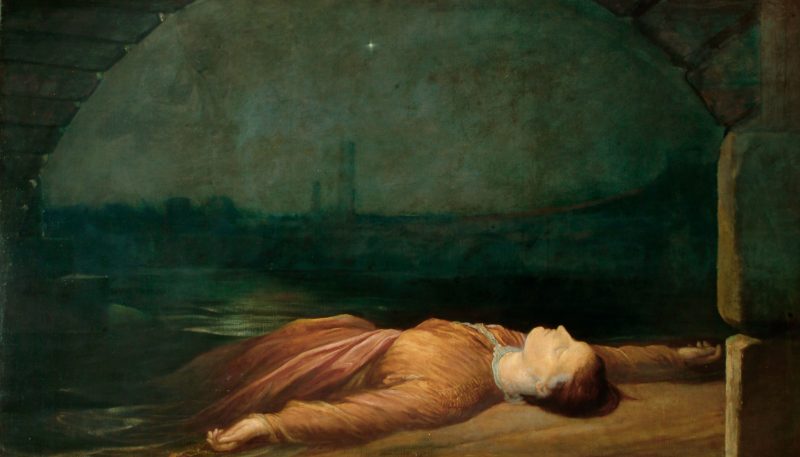 painting drowned woman