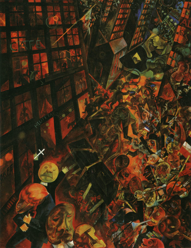 Grosz painting funeral